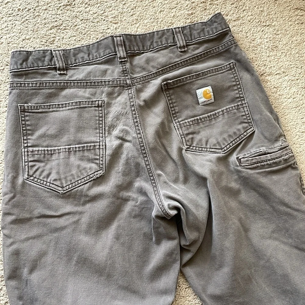 Thrashed Carhartt Relaxed Straight Rigby Work Pant Mens 36x36 Rugged Streetwear